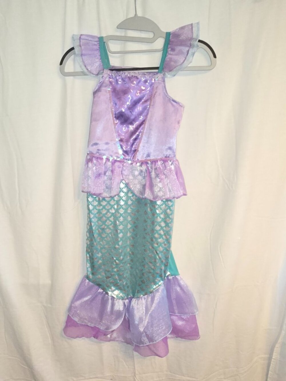 Mermaid Princess Costume Dress Little Girls Under the Sea Ocean Dress Up
